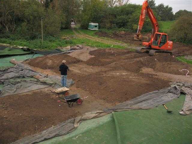 Track improvement works